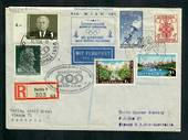 EAST GERMANY 1956 Cover originating in Berlin sent to Vienna thence to Melbourne. - 31350 - PostalHist
