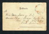 GERMANY Early Undivided Postcard addressed to a German ship in South West India. - 31352 - PostalHist