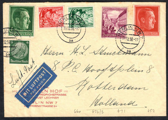 GERMANY 198 Airmail Letter to Holland. - 31365 - PostalHist