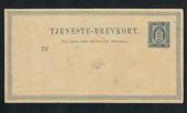 DENMARK 1871 Postal Stationery Official 2sk Ultramarine. Similar to the stamp. - 31378 - PostalStaty