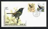 NEW ZEALAND 1985-1987 Birds. Set of 4 first day covers. - 31406 - FDC