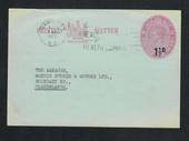 NEW ZEALAND 1955 Geo 6th Lettercard 1½d on 1d Carmine from the Founders of Hamilton Association. - 31422 - PostalHist