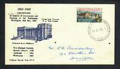 NEW ZEALAND Postmark Hamilton FIVE CROSS ROADS. J Class cancel on 1965 commemorative cover. - 31429 - Postmark