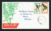 NEW ZEALAND 1962 Health. Set of 2 on illustrated first day cover. Postmark WELLINGYON AIRPORT. - 31518 - PostalHist
