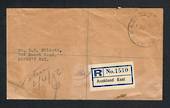 NEW ZEALAND 1956 Registered Letter from Auckland East to Browns Bay. - 31519 - PostalHist