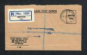 NEW ZEALAND 1967 Registered Letter Official Paid from Newton to Auckland. - 31523 - PostalHist