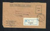 NEW ZEALAND 1971 Registered Letter Official Paid from Otahuhu to Auckland. - 31524 - PostalHist
