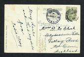 GREAT BRITAIN 1908 Postcard to New Zealand. Redirected. - 31525 - PostalHist