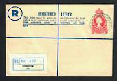 NEW ZEALAND 1971 Registered Letter on 18c Postal Stationery from Dunedin. - 31532 - PostalHist