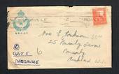 NEW ZEALAND 1943 Letter with illustrated RNZAF logo. - 31566 - PostalHist