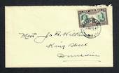 NEW ZEALAND 1940 Centennial 2d on cover with nice circular date stamp. - 31580 - PostalHist