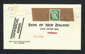 NEW ZEALAND 1955 Post-War Economy Twice used Envelope produced for BNZ Branch to Branch Mail. Twin Flap Safety Envelope. - 31595