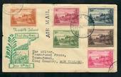 NORFOLK ISLAND 1947 Definitives. Six values on illustrated first day cover. - 31603 - FDC