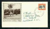 SAMOA 1935 Definitive 2d Black and Orange on illustrated first day cover. - 31613 - FDC