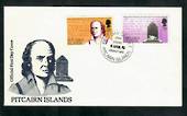 PITCAIRN ISLANDS 1979 150th Anniversary of the Death of John Adams. Set of 2 on first day cover. - 31618 - FDC
