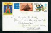 BERMUDA 1996 Cover to Australia with TB Cancer and Health Association Seal. - 31651 - Cinderellas
