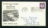 GREAT BRITAIN 1960 42nd Philatelic Congress. Special Postmark on cover. - 31713 - Postmark