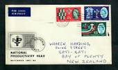 GREAT BRITAIN 1963 National Productivity Year. Set of 3 on first day cover. - 31746 - FDC