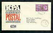 GREAT BRITAIN 1963 Paris Postal Conference on first day cover. - 31748 - FDC