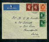 GREAT BRITAIN 1937 Airmail Letter to India. - 31770 - PostalHist