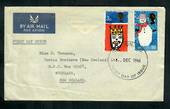GREAT BRITAIN 1966 Christmas. Set of 2 on first day cover. - 31784 - FDC