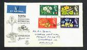 GREAT BRITAIN 1964 International Botannical Congress. Set of 4 on illustrated first day cover. - 31801 - FDC