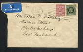 GREAT BRITAIN 1937 Airmail Letter to New Zealand with Geo 5th 6d and 9d. - 31806 - PostalHist