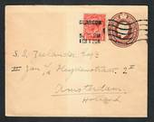 GREAT BRITAIN 1920 Letter from Glasgow to Netherlands. 2½d Postage including 1½d Postal Stationery. - 31829 - PostalHist