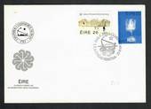 IRELAND 1983 Bicentenary of the Bank of Ireland and the Chamber of Commerce. Set of 2 on first day cover. - 31852 - FDC