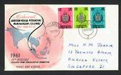 MALAYAN FEDERATION 1961 Colombo Plan Conference. Set of 3 on first day cover. - 31977 - FDC