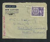 NYASALAND 1953 Aerogramme to Australia. - 31989 - PostalHist