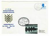 NEW ZEALAND 1978 World Rowing Championships. Special Postmark on cover produced by the Wellesley Philatelic Society. - 32001 - P
