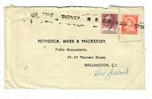 AUSTRALIA 1958 Letter from Australia to New Zealand to a firm of public accountants. This will be an audit reply letter with a N