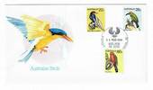 AUSTRALIA 1980 Birds. Set of 3 issued on 31/3/1980 on first day cover. - 32011 - FDC