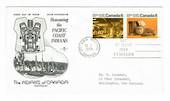 CANADA 1974 Pacific Coast Indians. Joined pair on first day cover. - 32087 - FDC