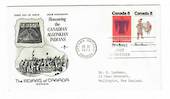 CANADA 1973 Algonkian Indians. Joined pair on first day cover. - 32090 - FDC
