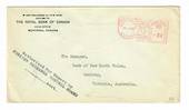 CANADA 1943 Letter from The Royal Bank of Canada to The Bank of New South Wales Geelong. Authorized for Export by The Foreign Ex