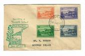 NORFOLK ISLAND 1947 Definitives. Set of 12 issued 10/6/1947 on (3)first day cover(s). - 32108 - FDC