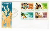 PAPUA NEW GUINEA 1980 National Census. Set of 4 on first day cover. - 32123 - FDC