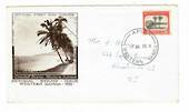 SAMOA 1935 Definitive 1d Black and Carmine  on illustrated first day cover. - 32139 - FDC
