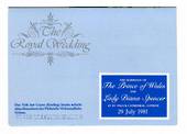 COCOS (KEELING) ISLANDS 1981 Royal Wedding of Prince Charles and Lady Diana Spencer. Set of 2 in Presentation Pack issued at Phi