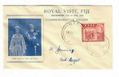FIJI 1953 Royal Visit on illustrated first day cover. - 32148 - FDC