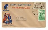 FIJI 1951 Health. Set of 2 on first day cover. - 32159 - FDC