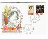 PITCAIRN ISLANDS 1990 90th Birthday of Queen Elizabeth the Queen Mother. Set of 2 on first day cover. - 32160 - FDC