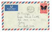 PAPUA NEW GUINEA 1967  Letter from Goroka to Australia. Nice slogan cancel. - 32163 - PostalHist