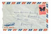 PAPUA NEW GUINEA 1966 Airmail Letter from Vanimo to Madang. Bad opening on left. - 32170 - PostalHist