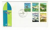 PAPUA NEW GUINEA 1981 Mission Aviation. Set of 5 on first day cover. - 32176 - FDC