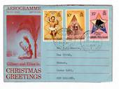 GILBERT & ELLICE ISLANDS 1968 Christmas Aerogramme. - 32196 - FDC