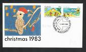 AUSTRALIA 1983 Christmas. Set of 2 on first day cover. - 32203 - FDC