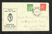 AUSTRALIA 1937 FDC 10/5/37 with 1d and 2d. Posted from MANILLA (NSW) to Palmerston North. Rust - 32226 - FDC